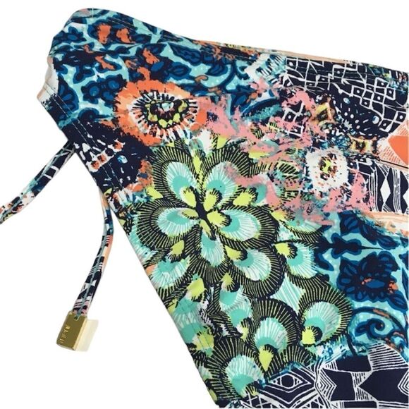 BLUE ROD‎ BEATTIE ABSTRACT FLORAL FULL COVERAGE BIKINI BOTTOM NWT 14 - Picture 7 of 10